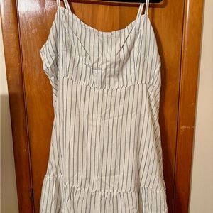 Old Navy Blue and White Striped Dress